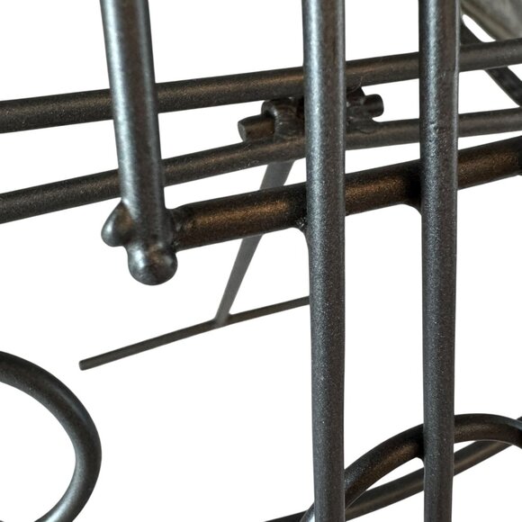 Metal Guitar Candle Holder 20 in Black for Tapers Home Decor Music Celebration - Picture 4 of 6